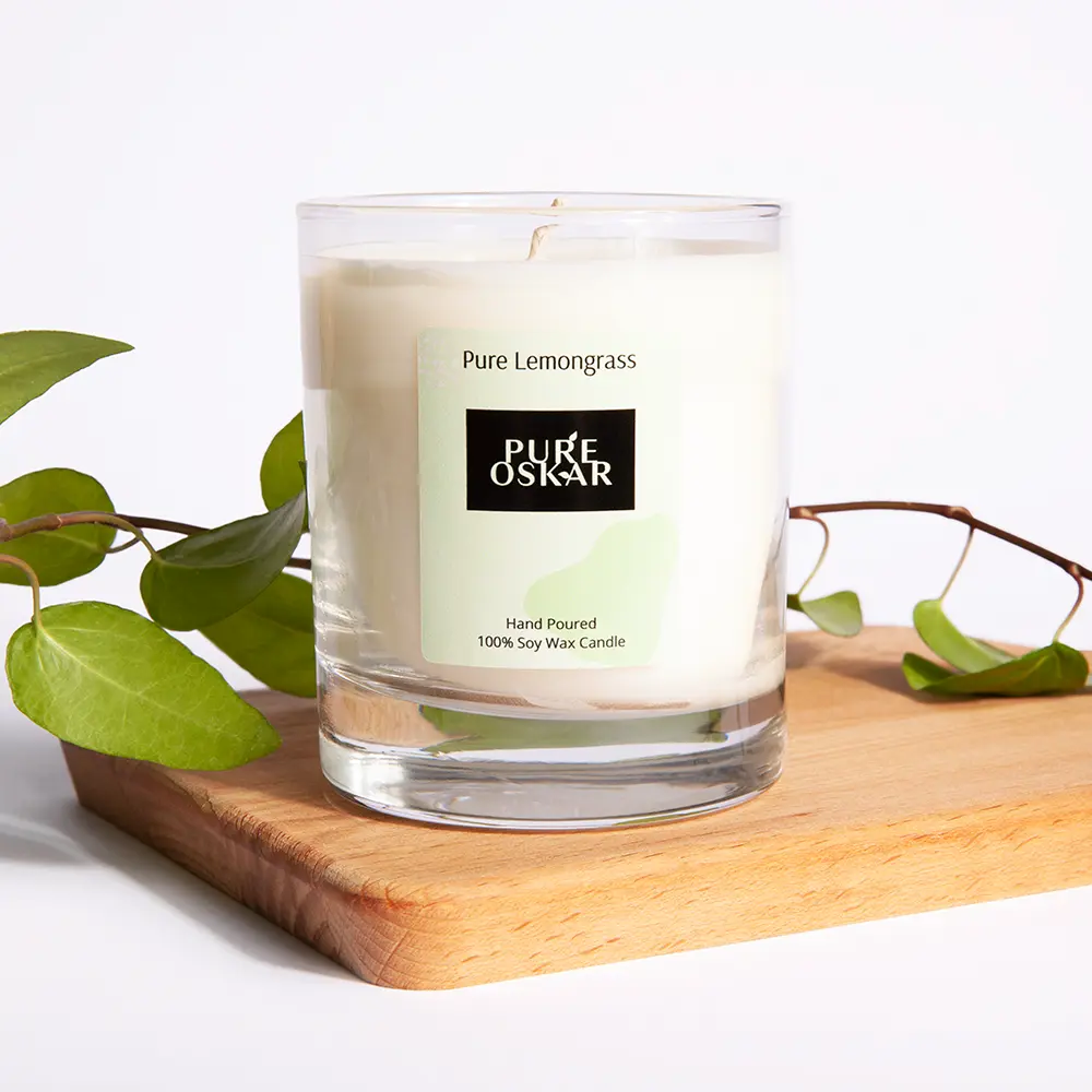 Pure Lemongrass Soy Wax Candle