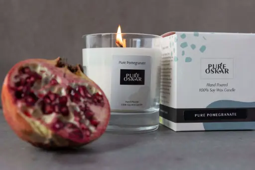 [FG024] Pure Pomegranate Soy Wax Candle